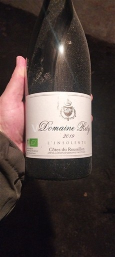 Roussillon Côtes-du-Roussillon Domaine Rety L'Insolente 2019