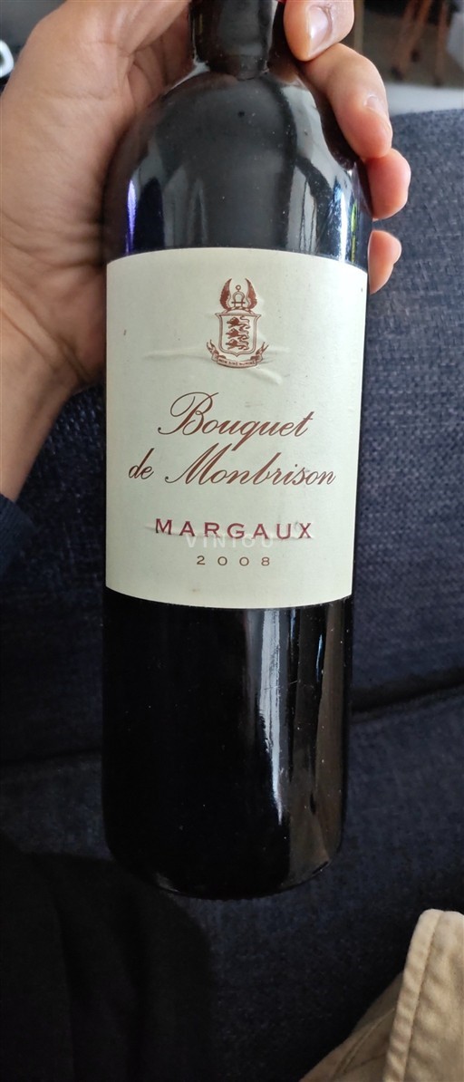 Bordeaux Margaux Château Monbrison Bouquet de Monbrison 2008