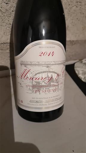 Bourgondië Mercurey Premier Cru Jean-Michel et Laurent Pillot En Sazenay 2014
