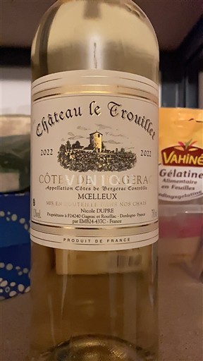Sudoeste Côtes de Bergerac Château Le Trouillet 2022
