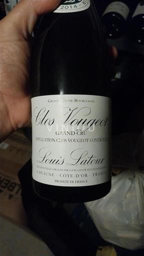Burgundy Clos-de-Vougeot Grand Cru Louis Latour Clos Vougeot 2014