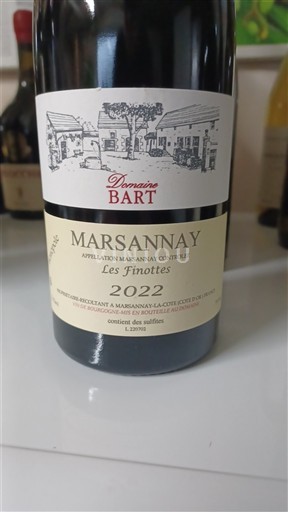 Bourgogne Marsannay BART Les Finottes 2022
