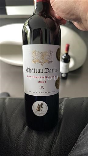 Bordeaux Saint-Émilion Grand Cru Grand Cru Château Darius 2021
