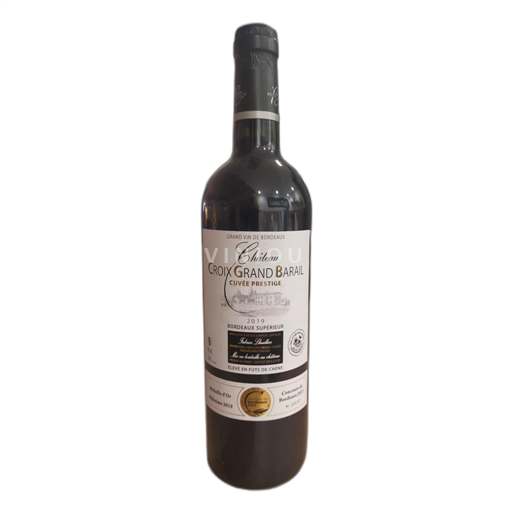 Bordéus Bordeaux Superior Château Croix Grand Barail Prestige 2019