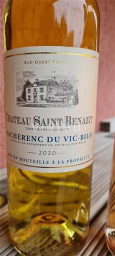 Zuidwest-Frankrijk Pacherenc-du-vic-bilh Château Saint-Benazit 2020