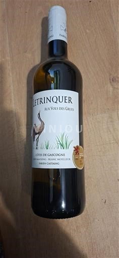 South West Côtes de Gascogne Fabien Castaneda Le Trinquer Aux Voix des Grues 2022