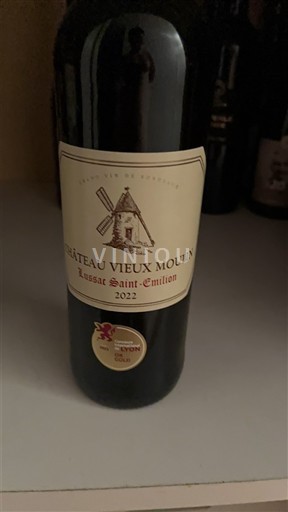 Bordeaux Lussac-Saint-Émilion Château Vieux Moulin 2022