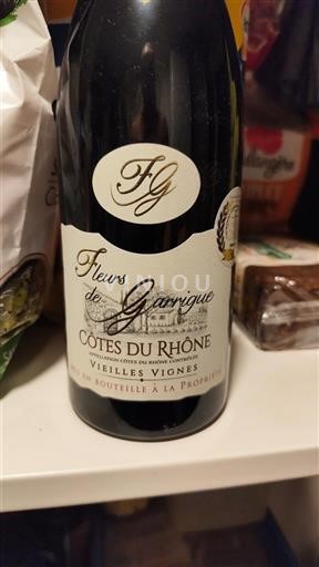 Rhônen laakso Côtes-du-rhône Fleurs de Garrigue Vieilles Vignes 2021