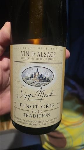 Alsacia Grand Cru Sipp Mack Tradition 2015