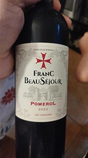 Bordeaux Pomerol Franc BeauSéjour 2022