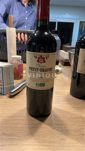Bordeaux Saint-Émilion Grand Cru Grand Cru Château Petit Gravet 2020
