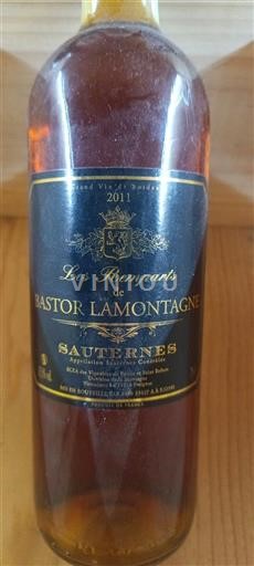 Bordeaux Sauternes Château Bastor Lamontagne Les Remparts 2011