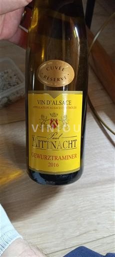 Alsacia Château Paul Mittnacht Réserve 2016