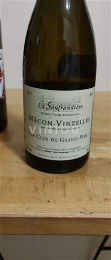 Borgogna Mâcon e Mâcon-Villages La Soufrandière Le Clos de Grand Père 2022