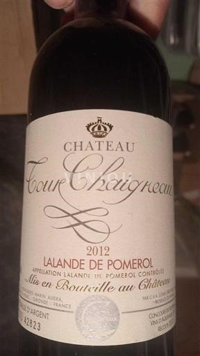 Bordeaux Lalande-de-Pomerol Château Tour Chaigneau 2012