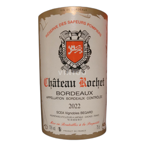 Bordeaux Château Rochet Réserve des Sapeurs Pompiers 2022