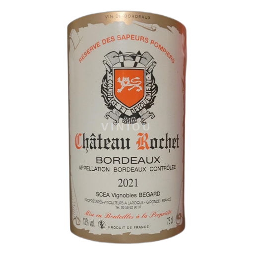 Bordeaux Rochet Réserve des Sapeurs Pompiers 2021