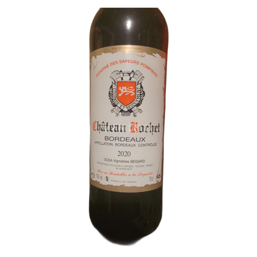 Bordeaux Château Rochet Réserve des Sapeurs Pompiers 2020