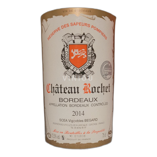 Bordeaux Château Rochet Réserve des Sapeurs Pompiers 2014