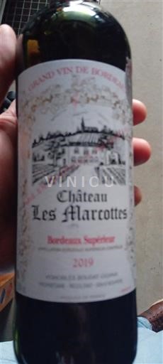 Bordeaux Bordeaux Supérieur Château Les Marcottes 2019