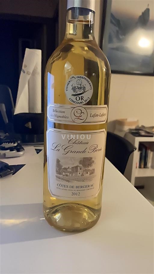Sudoeste Côtes de Bergerac Château La Grande Borie 2012