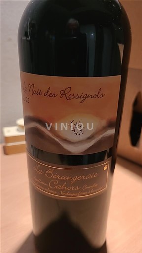 Zuidwest-Frankrijk Cahors Domaine La Berangeraie La Nuit des Rossignols Niet-geïntegreerd
