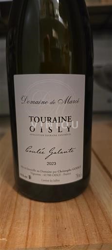 Thung lũng sông Loire Touraine-oisly Domaine Marcé Coulée Galante 2023
