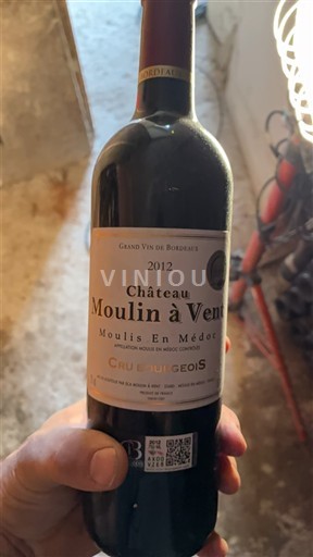 Bordeaux Moulis-en-Médoc Château Moulin à Vent 2012