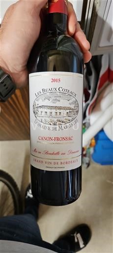 Bordeaux Canon-Fronsac Domaine Margalles Les Beaux Coteaux 2015