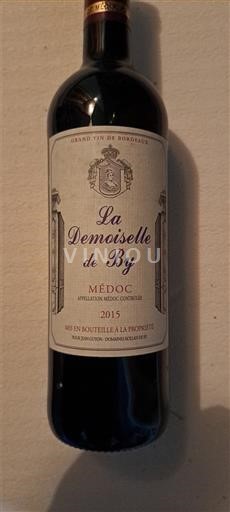 Bordeaux Médoc Château By La Demoiselle de By 2015