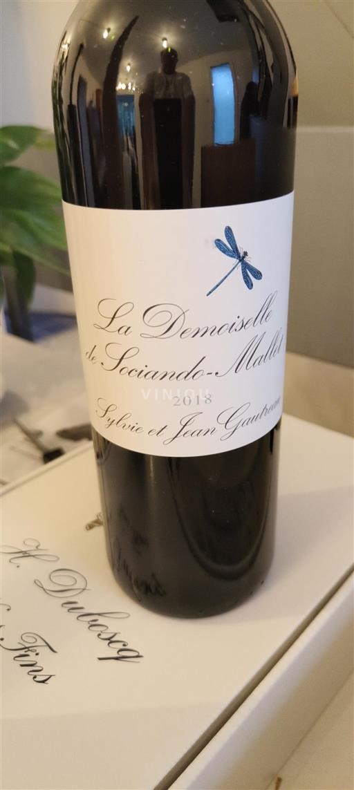 Bordeaux Haut-Médoc Château Sociando-Mallet La Demoiselle 2018