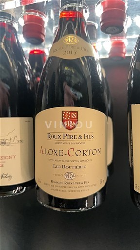 Burgundy Aloxe-Corton Grand Cru Roux Père & Fils Les Boutières 2017