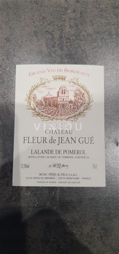 Bordeaux Lalande-de-Pomerol Château Fleur de Jean Gué 2022