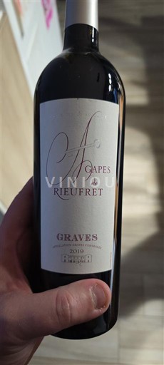 Bordeaux Graves Agapes de Rieufret 2019