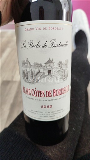 Bordeaux Blaye-Côtes-de-Bordeaux La Roche de Bartavelle 2020