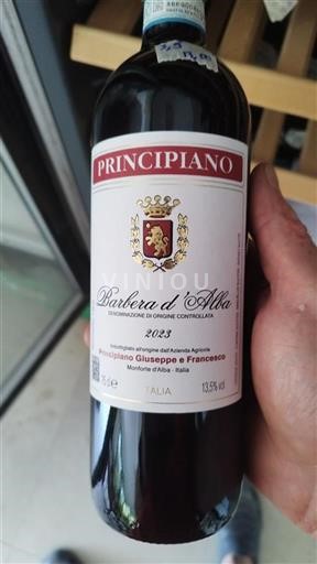 Piedmont Barbera d'Alba Principiano Giuseppe e Francesco 2023