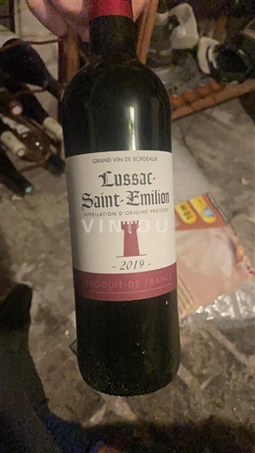 Bordeaux Lussac-saint-émilion Trilles 2019
