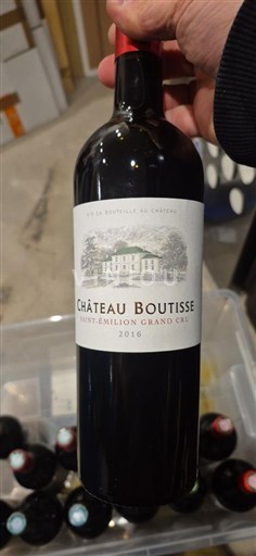 Bordeaux Saint-Émilion Grand Cru Grand Cru Boutisse 2016