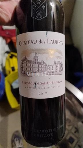 Bordeaux Puisseguin-saint-émilion Chateau des Laurets 2017