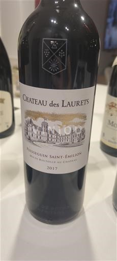 Bordeaux Puisseguin-saint-émilion Chateau des Laurets 2017