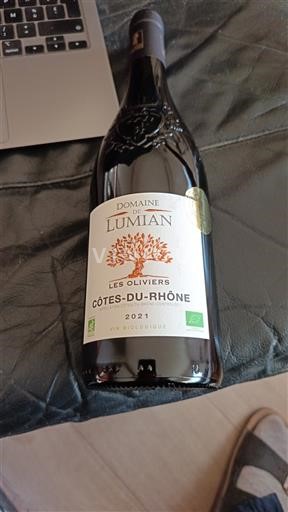 Rhône Valley Côtes-du-Rhône Domaine Lumian Les Oliviers 2021