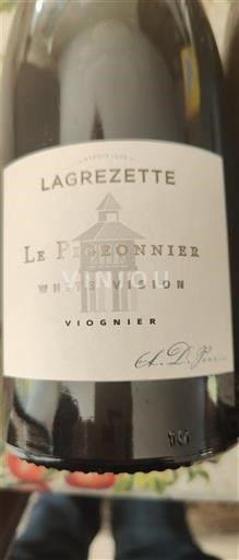 Sydväst Côtes du Lot Château Lagrezette Le Pigeonnier White Vision 2022