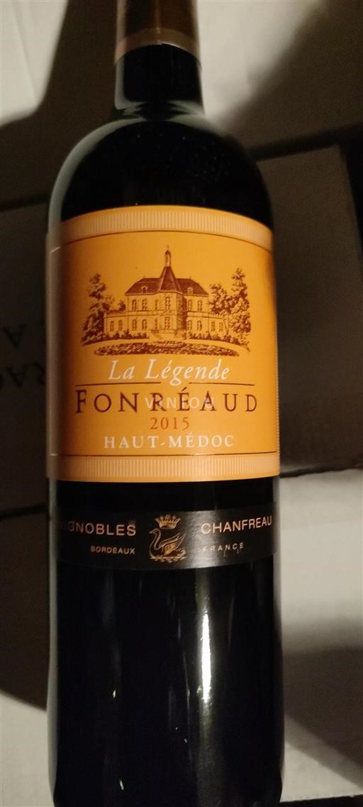 Bordeaux Haut-Médoc Château Fonréaud La Légende 2015