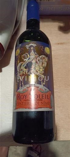 Rhônen laakso Nîmesin viinialue Domaine La Tuilerie Le Roy Soleil 1995