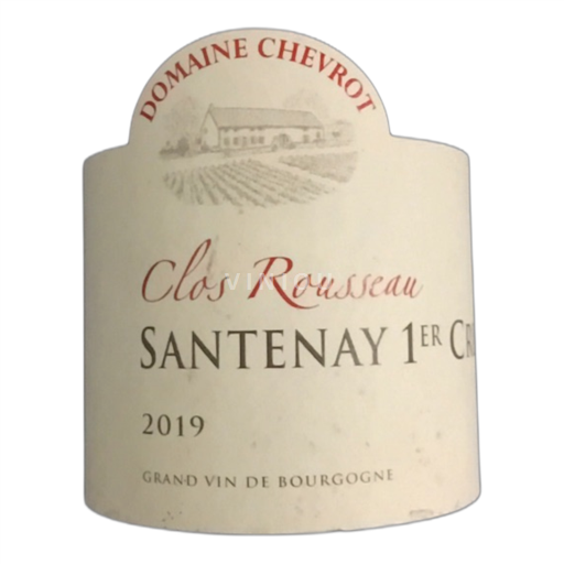 Burgundija Ni doloceno Premier Cru Domaine Chevrot Clos Rousseau 2019