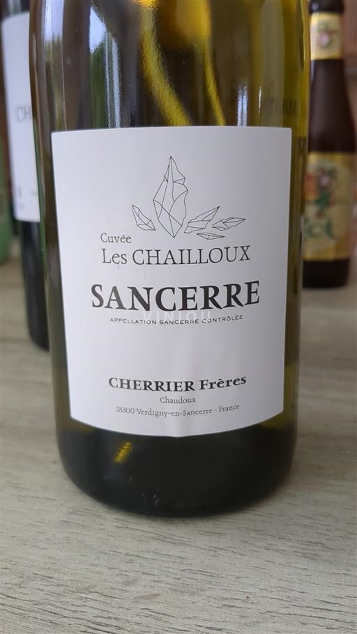 Loiredalen Sancerre Domaine Cherrier Frères Les Chailloux Icke årgångsbetecknad