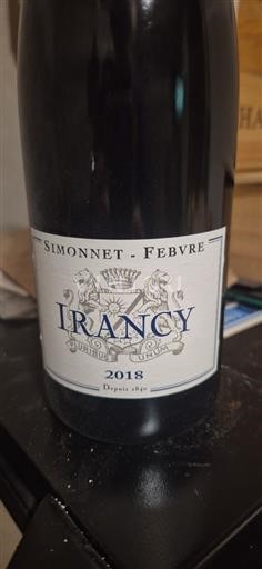 Bourgogne Irancy Simonnet-Febvre 2018