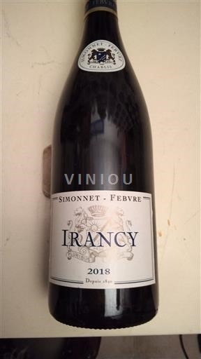 Burgundi Irancy Simonnet-Febvre 2018