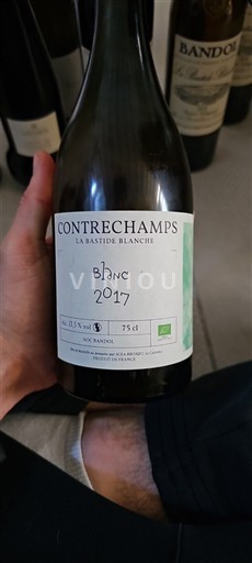 Vini Blanc sec ContreChamps La Bastide Blanche 2017 Francia Provenza Bandol AOC