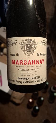 Bourgogne Marsannay Domaine Dominique Laurent Vieilles Vignes Icke årgångsbetecknad